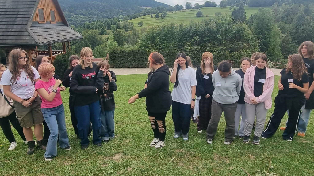 Prváci na adaptačnom kurze v Terchovej